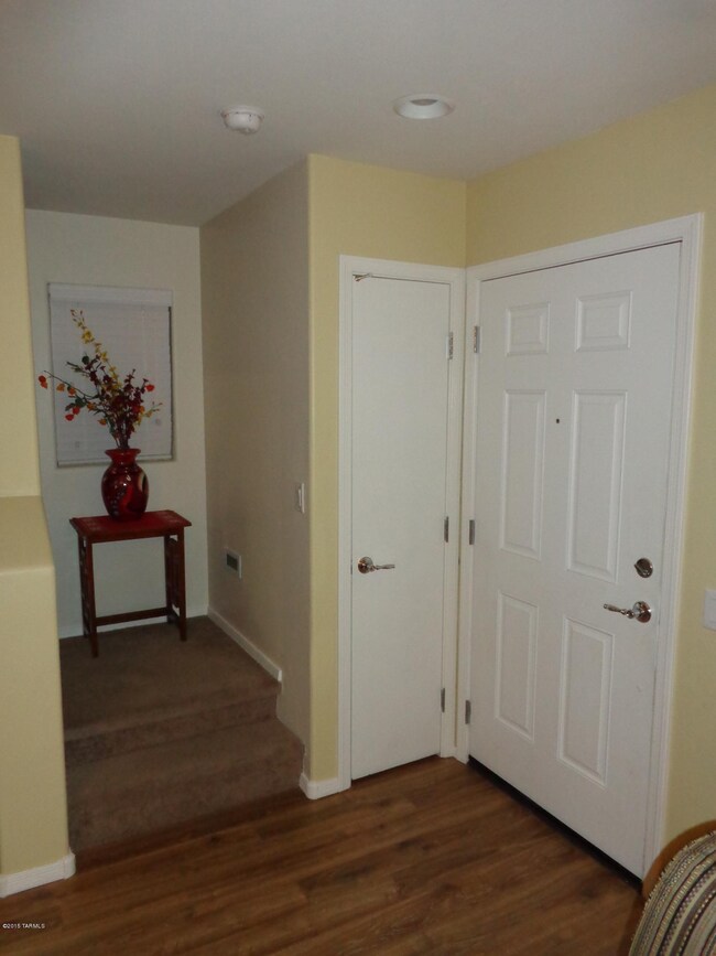 Interior front entry