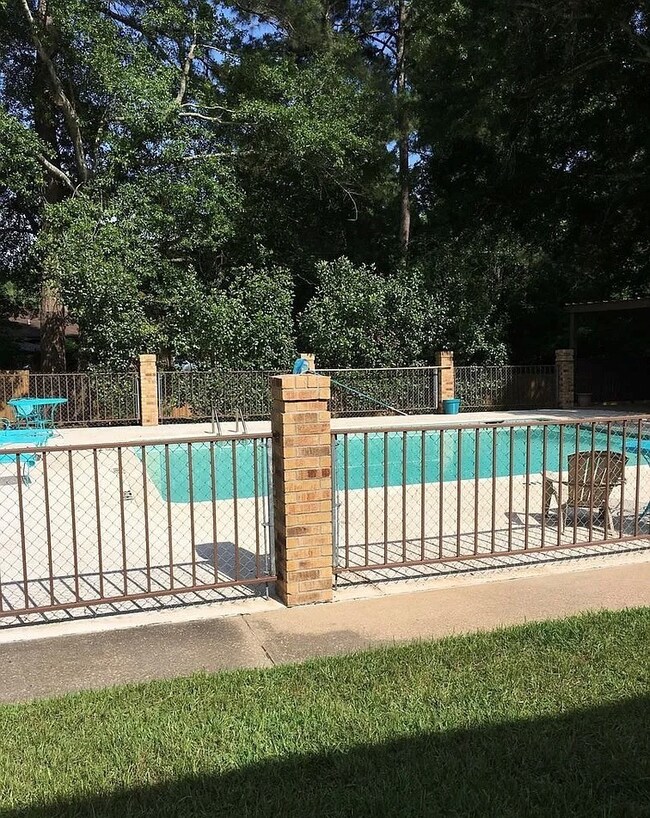 Property features pool, grills cabana and dog park
