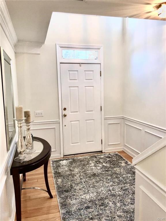 View of entrance foyer.