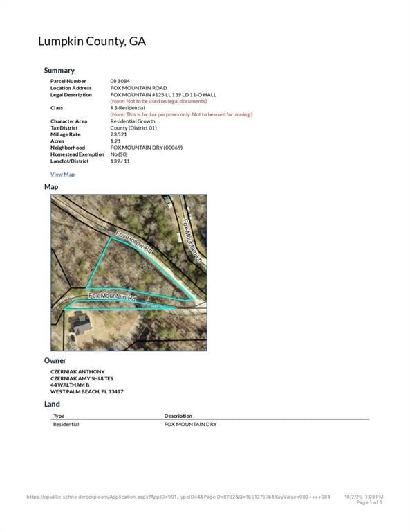 0 Fox Mountain Rd unit 7648107, Dahlonega, GA 30533 - photo 2