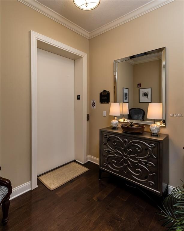 Secure Elevator entrance into Condo.