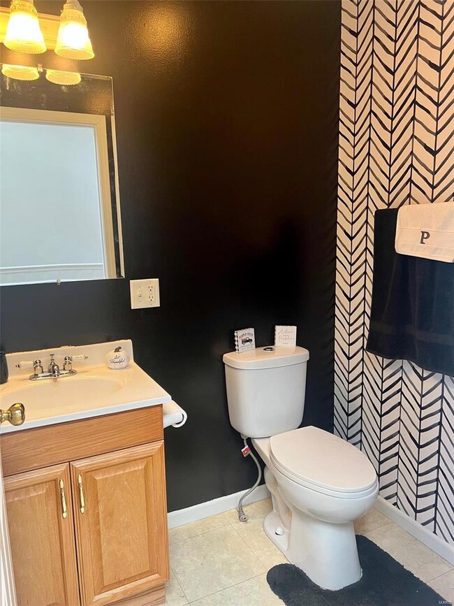 Half bath on main level.