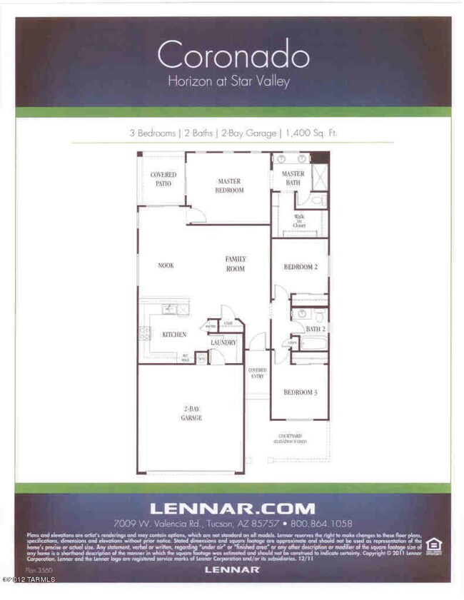 Coronado Floorplan Star Valley