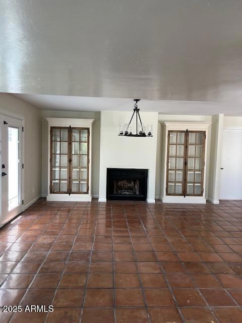 living room fireplace