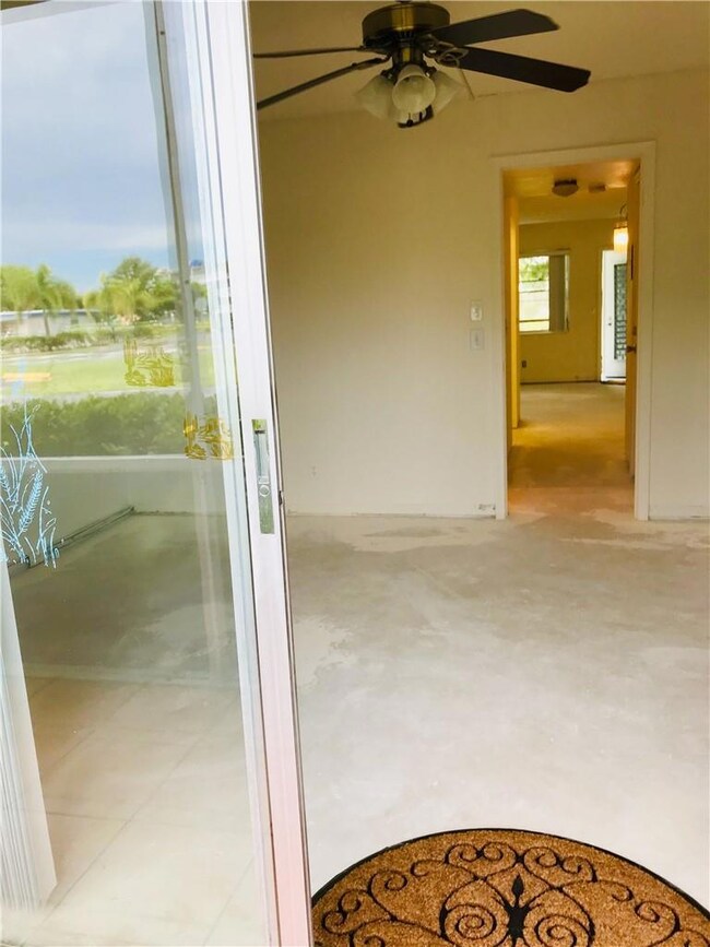 Patio to front door view
