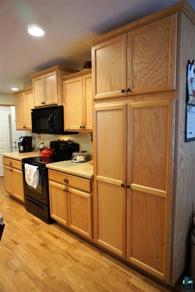 Plenty of cabinet space and storage throughout