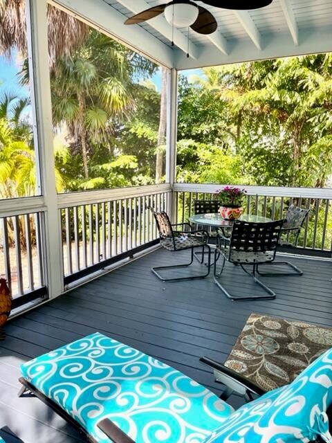 Screened Porch Dining