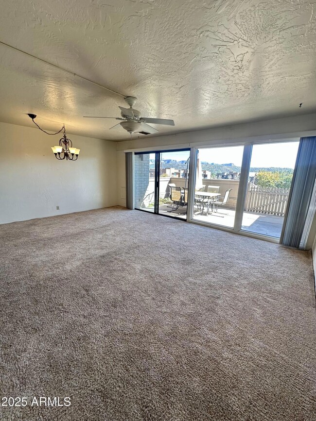 Main Living area with floor to ceiling w