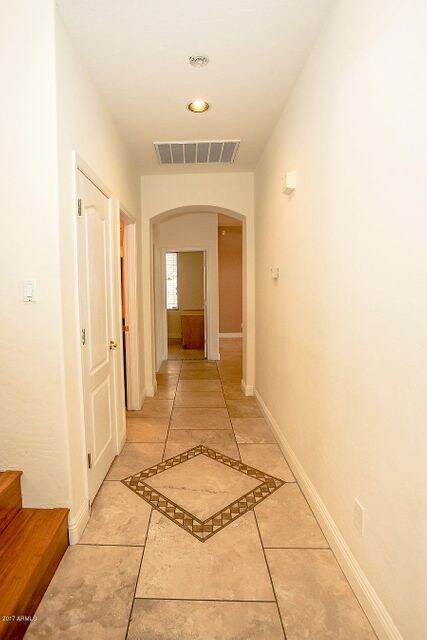 Main level hallway medallion