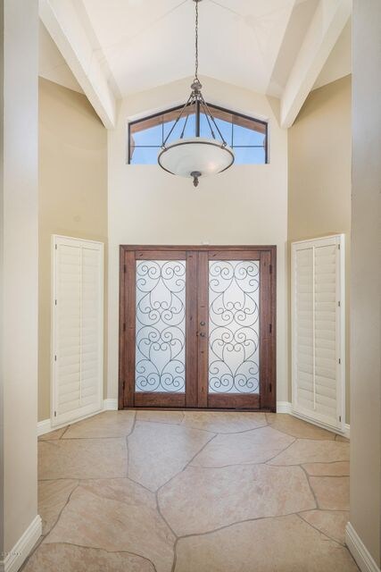 Vaulted Foyer