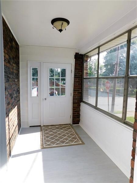 Charming, light filled entry greets you