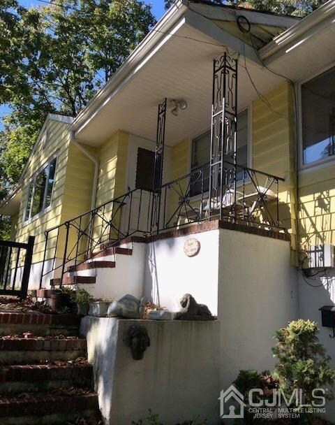 Front Stair Entrance and porch