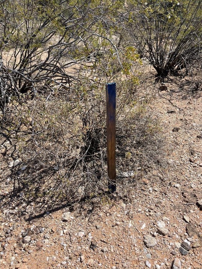 piedra seca blue stake hydrology stake f