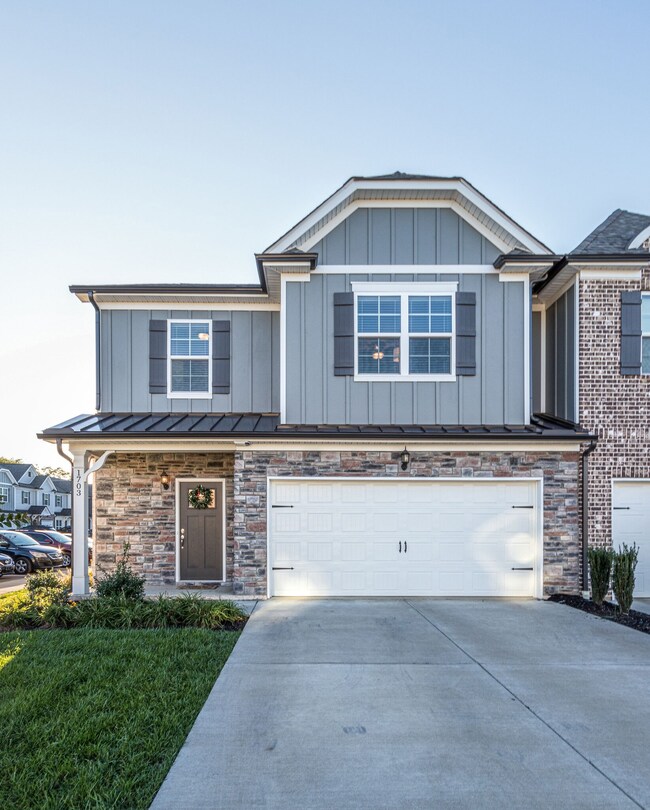 End unit in Braxton Park subdivision.