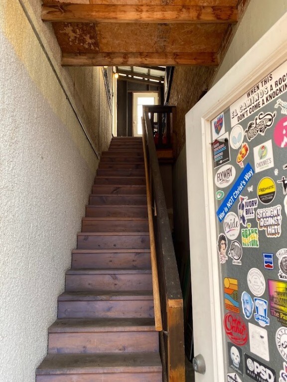 Private street side entrance.