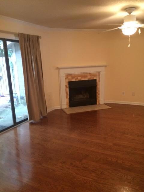 Living Room with Propane Logs