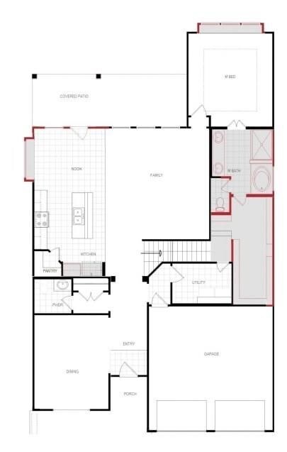 Beautiful floor plan with Media and Game room