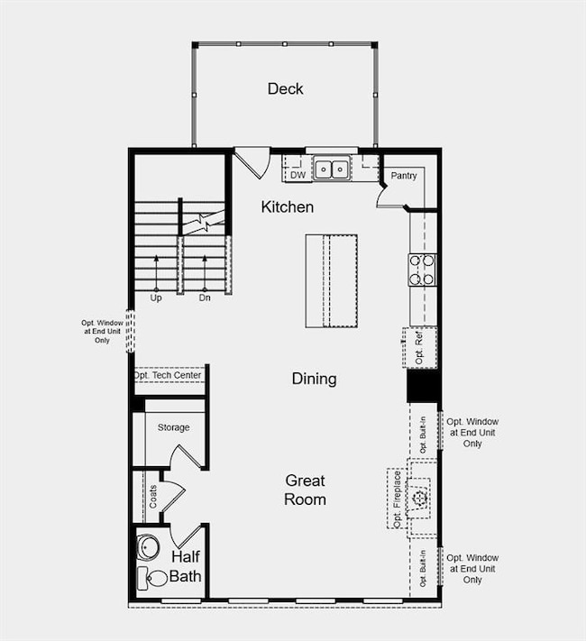 Main Level Floor Plan