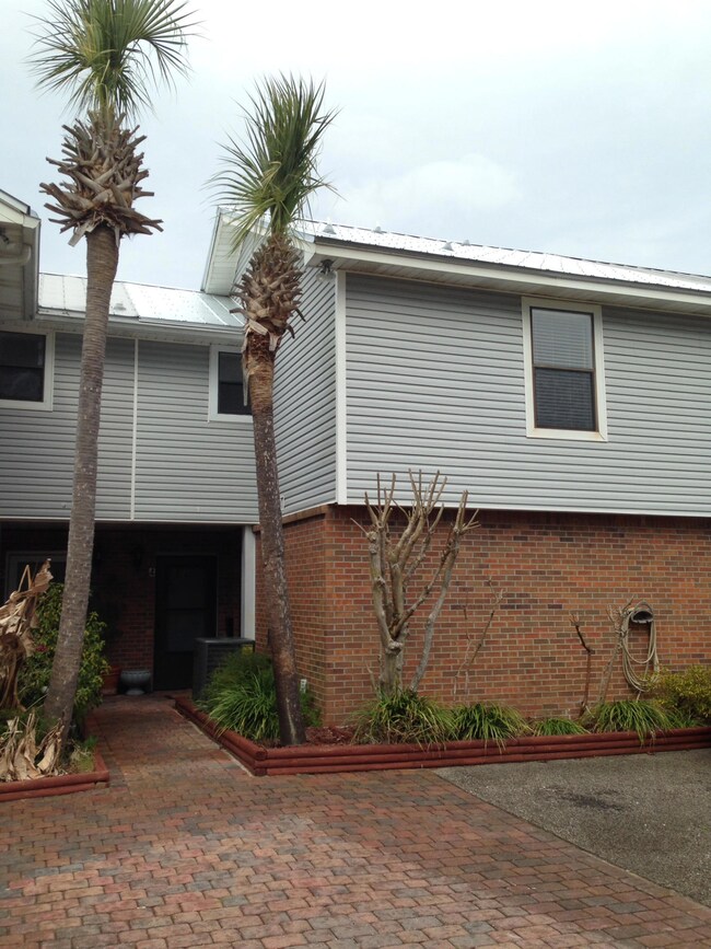 Front of Town Home