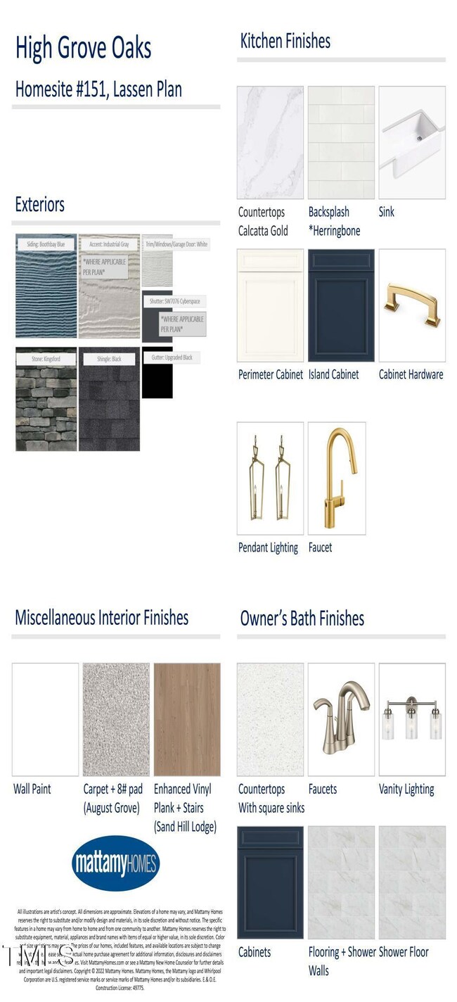 Design selections