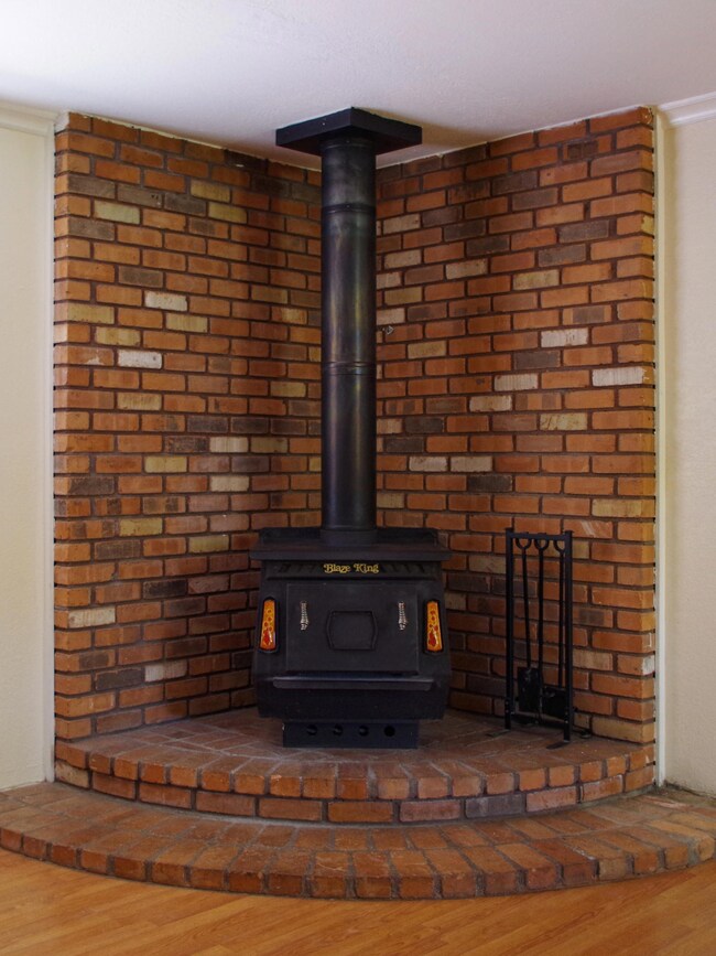 Woodstove in Living Room
