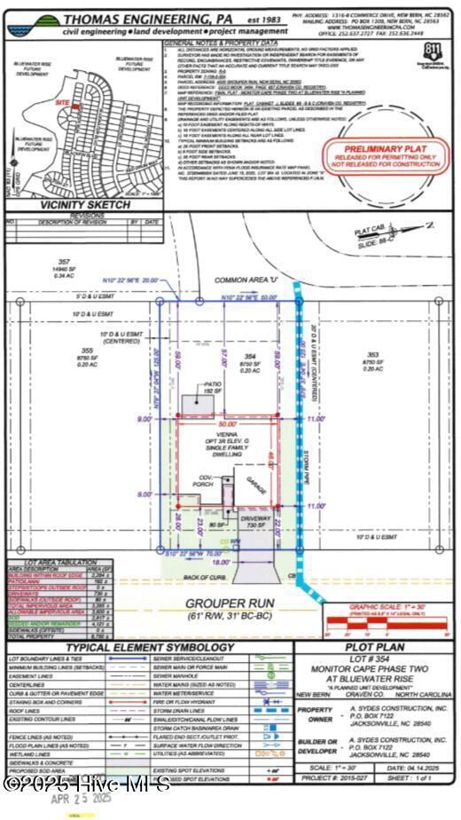 Preliminary Plot Plan