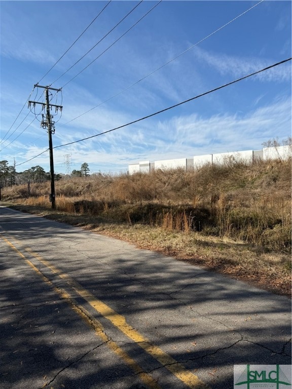 Looking across the road from the property. You can see how close all the industrial warehouses are.