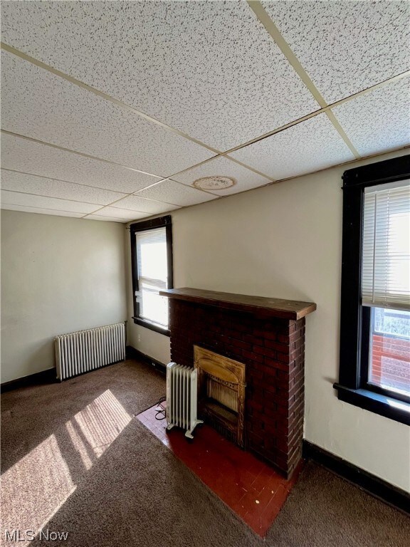 Vacant Unit fireplace