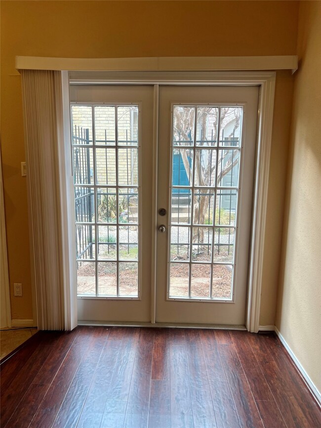 French Doors to Patio