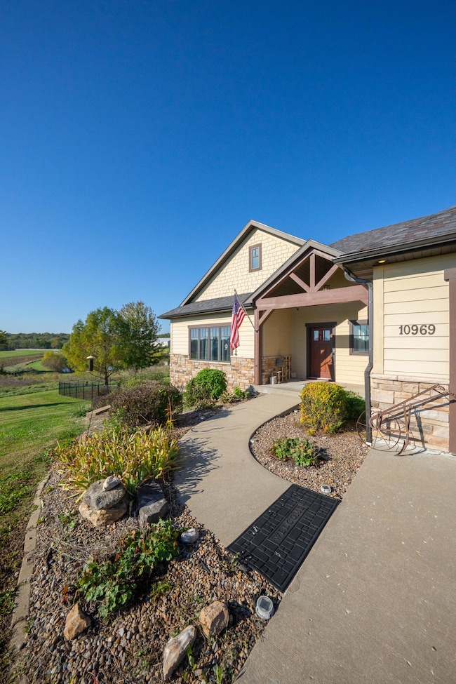 Entry and Landscaping