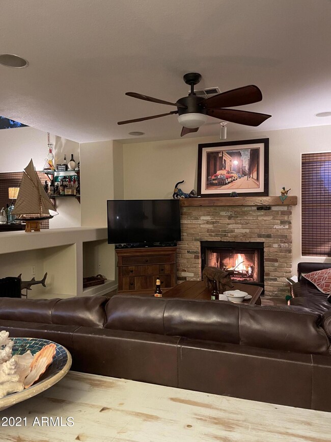 Family Room with Fireplace