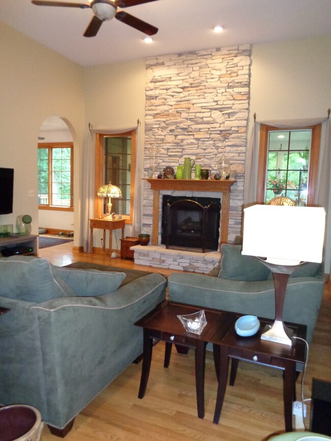 LIVING ROOM-GREAT ROOM WITH HARDWOOD FLOORING, CEI