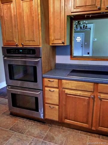 Kitchen is open into the dining room.