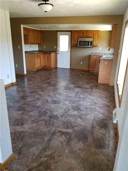 Beautiful dining room/kitchen combination. Great e