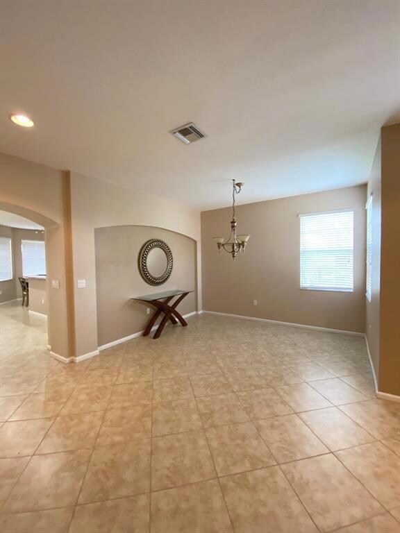 top of stairs going into main level