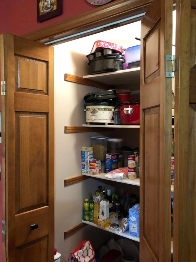 Double doors on pantry