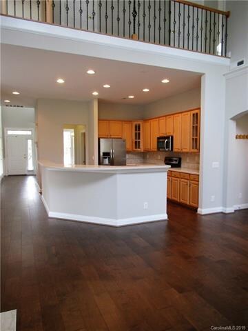 Kitchen with raised bar for extra seating