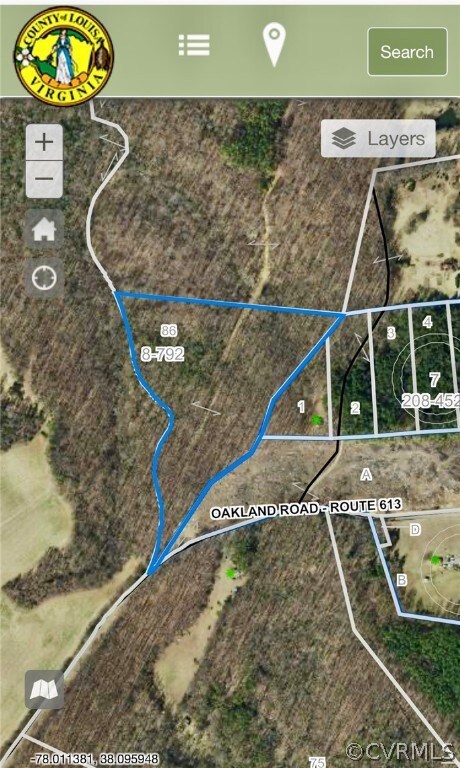 Map location