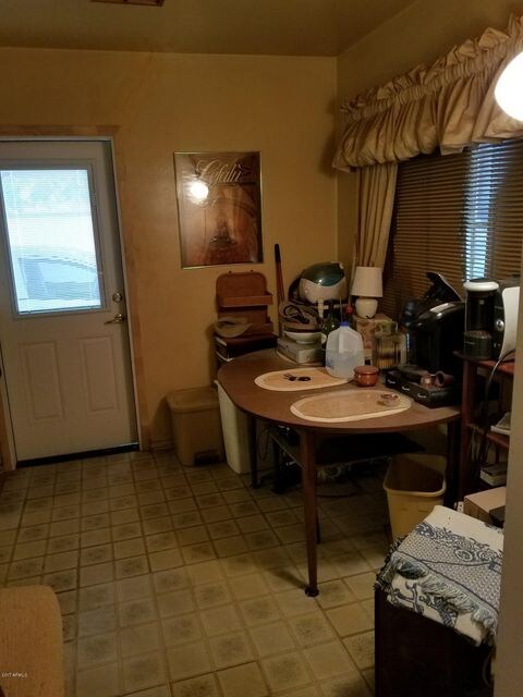 Dinning area end of kitchen