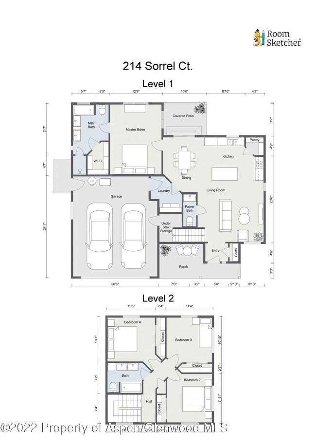2 2D Floorplan of 214 Sorrel Ct Silt Col