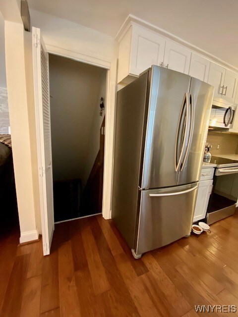Entrance to the basement off the kitchen