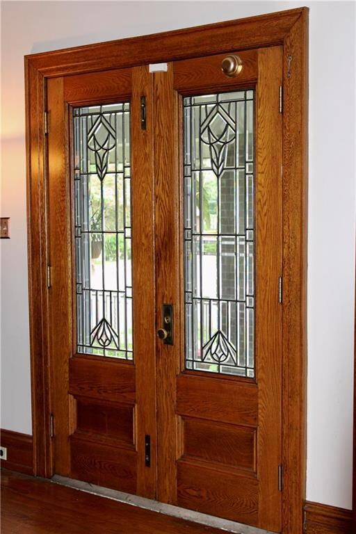 Original lead glass panels