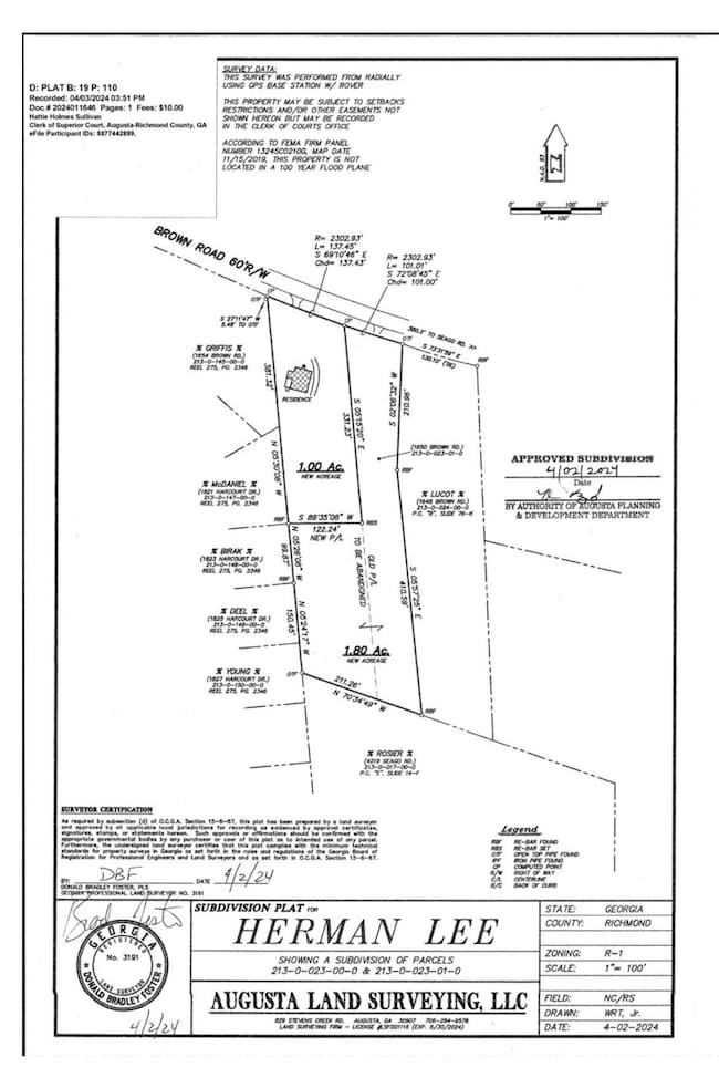 1652/ 1650 Brown Rd Rd, Hephzibah, GA 30815 - photo 2