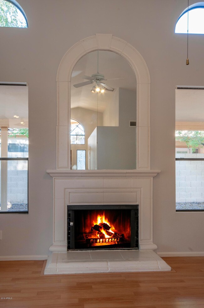 Fireplace detail