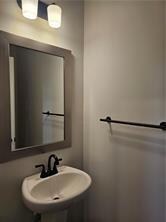 Bathroom featuring a sink