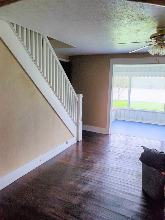 From the dining room, stairs going to bedrooms.  S