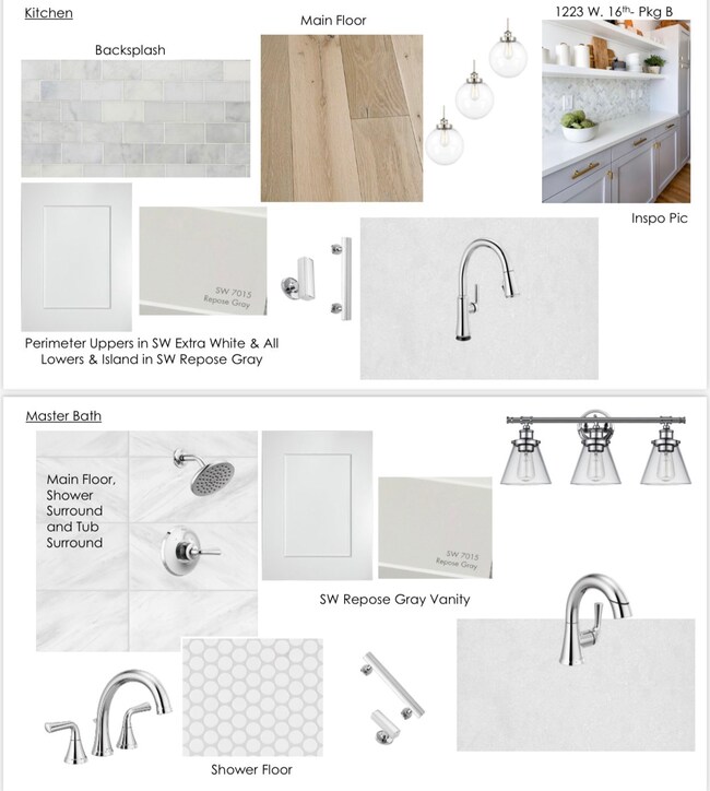 Interior Pkg-B Kitchen and Primary Bathroom