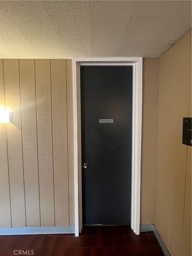 trash/rubbish door to dispose of household trash daily