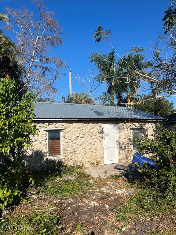 View of outdoor structure