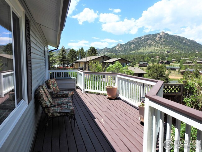 Long Deck with view of Pond
